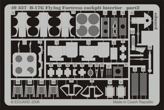 Eduard 49337 B-17G cockpit interior 1/48 Revell – image 3