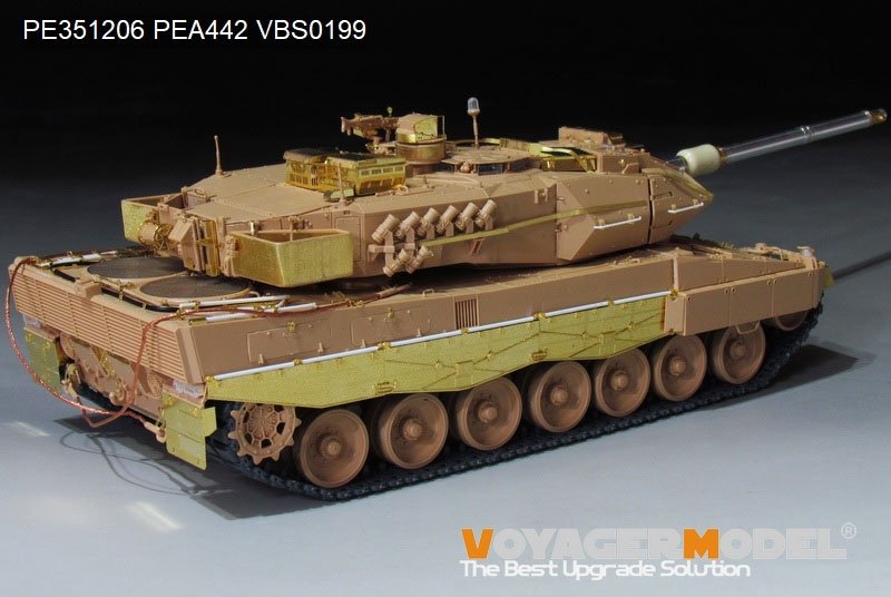 Voyager Model PE351206 Modern German Leopard 2A6 MBT w/CDN Boxes Basic (For RFM 5076) 1/35 – imagen 3