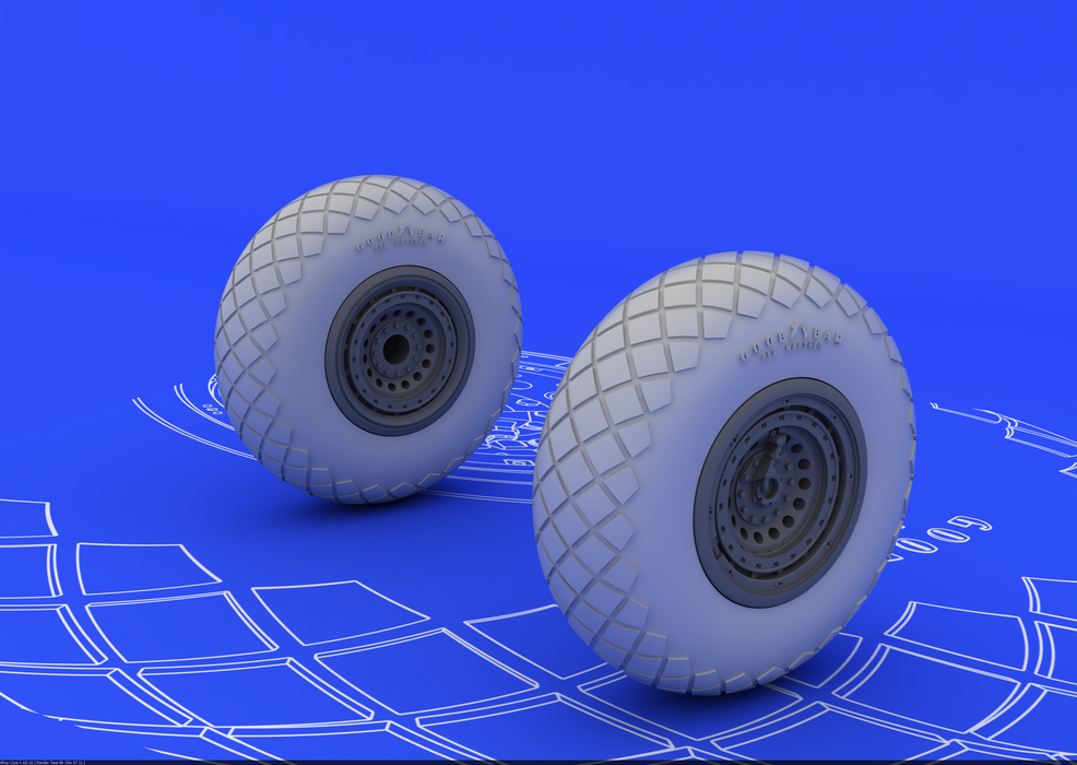 Eduard 672011 B-17G wheels 1/72 (REVELL) – Bild 2