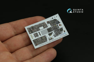 Quinta Studio QDS-32157 F-15C Late/F-15J late 3D-Printed &amp;amp; coloured Interior on decal paper (Tamiya) (small version) 1/32 – immagine 9