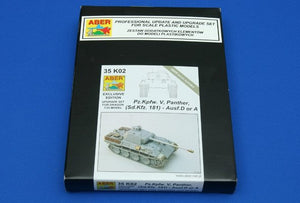 Aber 35K02 German medium tank Pz. Kpfw. V, Panther, Ausf. D or Ausf. A (Sd. Kfz. 171) 1/35 – immagine 3