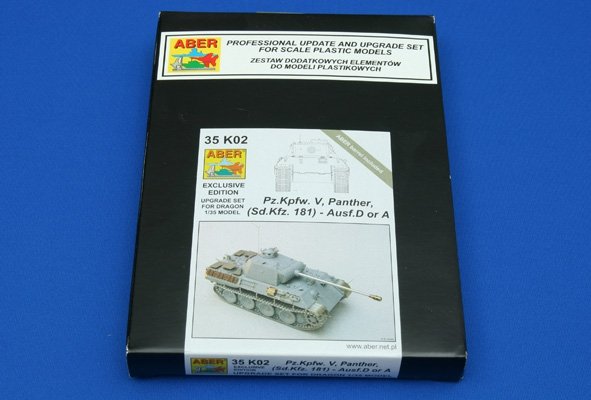 Aber 35K02 German medium tank Pz. Kpfw. V, Panther, Ausf. D or Ausf. A (Sd. Kfz. 171) 1/35 – immagine 3