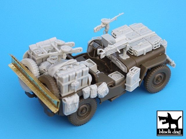 Black Dog T35014 British SAS Jeep Africa for TamiyaItaleri 1/35 – imagen 2