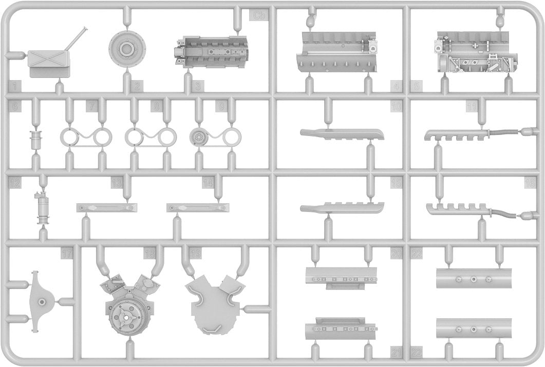 Miniart 35331 MAYBACH HL 120 ENGINE FOR PANZER III/IV FAMILY WITH REPAIR CREW 1/35 – zdjęcie 5