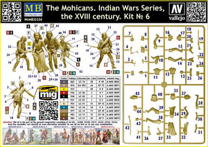 Master Box 35234 The Mohicans. Indian Wars Series, the XVIII century. Kit No 6 1/35 – immagine 3