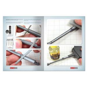 AMMO of Mig Jimenez 6605 SOLUTION BOOK 29 - BEGINNERS: How to Assemble Scale Models (Multilingual)