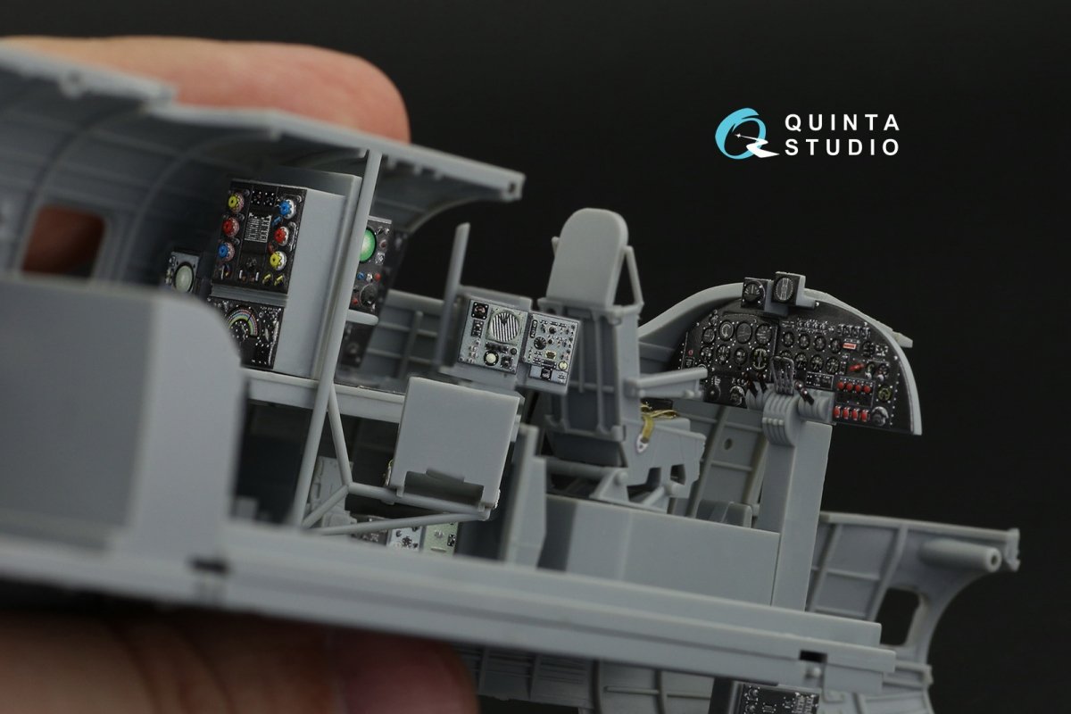 Quinta Studio QD48248 Lancaster B Mk.I 3D-Printed &amp;amp; coloured Interior on decal paper (HK Models) 1/48 – zdjęcie 3
