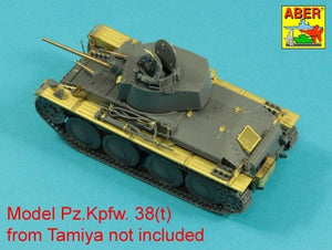 Aber 48041 Pz.Kpfw..38 (t) Ausf. E/F/G Niemiecki czołg Pz.38 (t) cz.2-błotniki / German tank Pz.Kpfw. 38 (t) Ausf.. E/F/G Vol.2-Fenders 1/48 – immagine 9