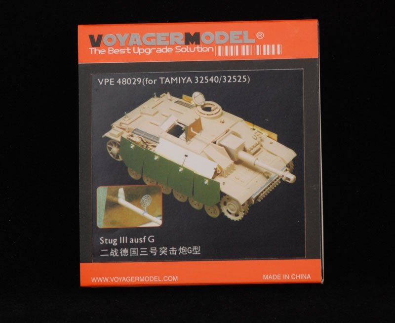 Ensemble de photodécoupe Voyager Model VPE48029 pour Stug III Ausf G version initiale (pour TAM32540) 1/48