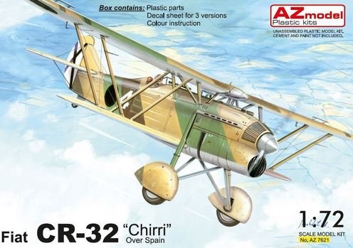 AZmodel AZ7621 Fiat CR-32 Chirri over Spain 1/72