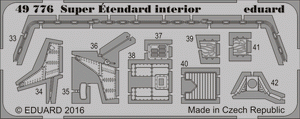 Eduard 49776 Super Étendard interior KINETIC MODEL 1/48 – Bild 2