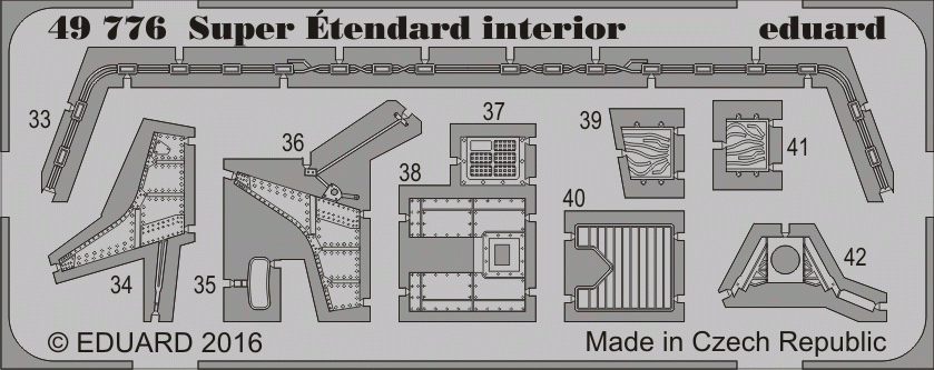 Eduard 49776 Super Étendard interior KINETIC MODEL 1/48 – Bild 2