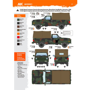 AK Interactive AK35031 M1008 TROOP CARRIER WITH TARP 1/35 – Bild 16