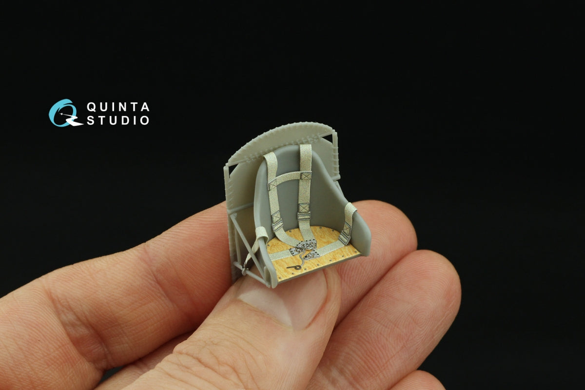 Quinta Studio QD32239 Fokker D.VII 3D-Printed &amp;amp; coloured Interior on decal paper (Wingnut Wings) 1/32 – immagine 6