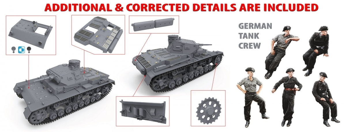 MiniArt 35221 Pz.Kpfw.III Ausf.B w/Crew 1/35 – immagine 25