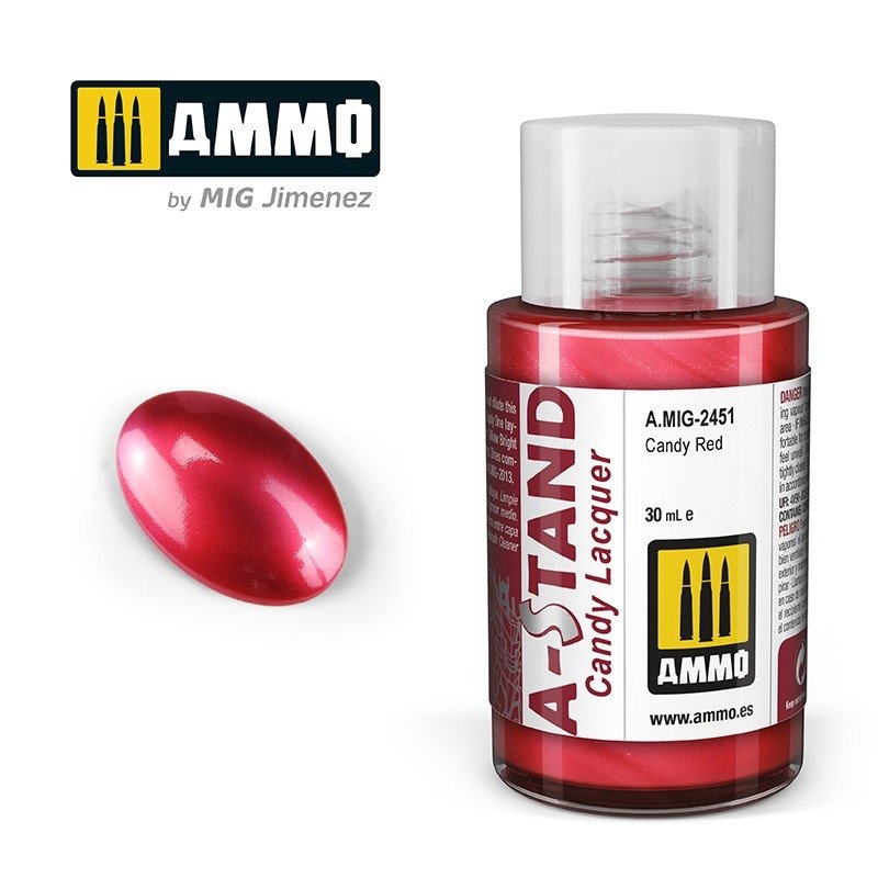 Munitions pour Mig 2451 A-STAND Rouge Bonbon 30 ml