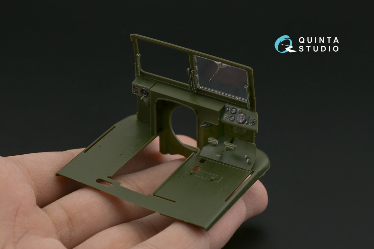 Quinta Studio QD35095 STZ-5 BM-13 3D-Printed &amp;amp; coloured Interior on decal paper (Zvezda) 1/35 – immagine 8