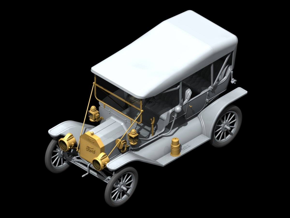 ICM 24002 Model T 1911 Touring, American Passenger Car 1/24 – immagine 7