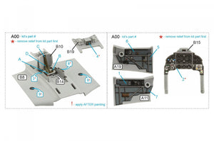 Quinta Studio QD72056 Yak-9D 3D-Printed &amp;amp; coloured Interior on decal paper (Zvezda) 1/72 – Bild 6