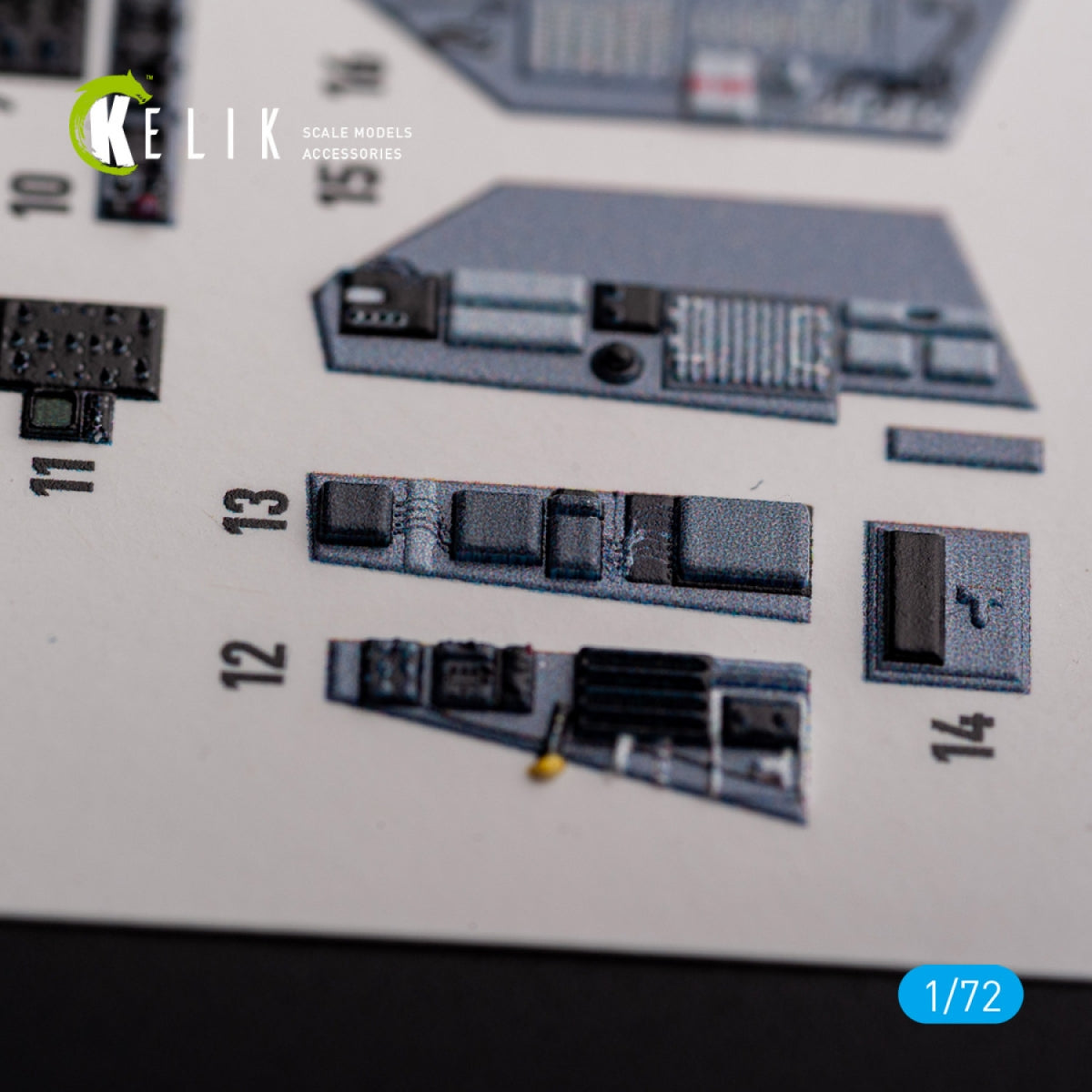 KELIK K72127 FG.1 Phantom - interior 3D decals for Airfix kit 1/72 – immagine 5