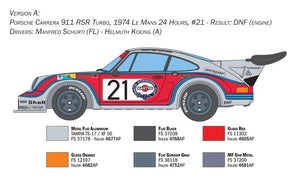 Italeri 3625 Porsche Carrera RSR Turbo 1/24 – immagine 4