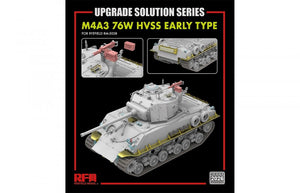 Rye Field Modèle 2026 M4A3 76W HVSS SÉRIE DE SOLUTIONS DE MISE À NIVEAU DE TYPE EARLY 1/35