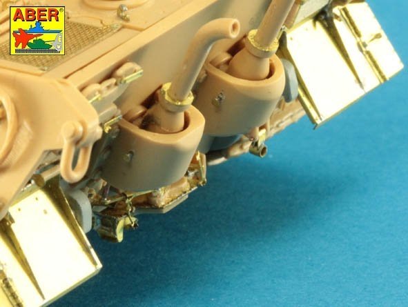 Aber 48036 Pz.Kpfw.VI, Ausf.B TIGER II błotniki i osłony boczne Tamiya 1/48 – Bild 8