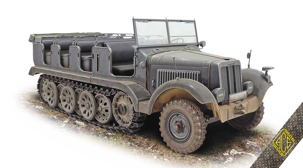 ACE 72567 SdKfz.6 Zugkraftwagen 5t Pionier 1/72