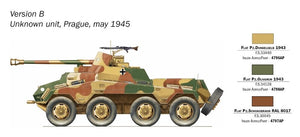 Italeri 7047 SD. Kfz. 234/4 1/72 – image 6
