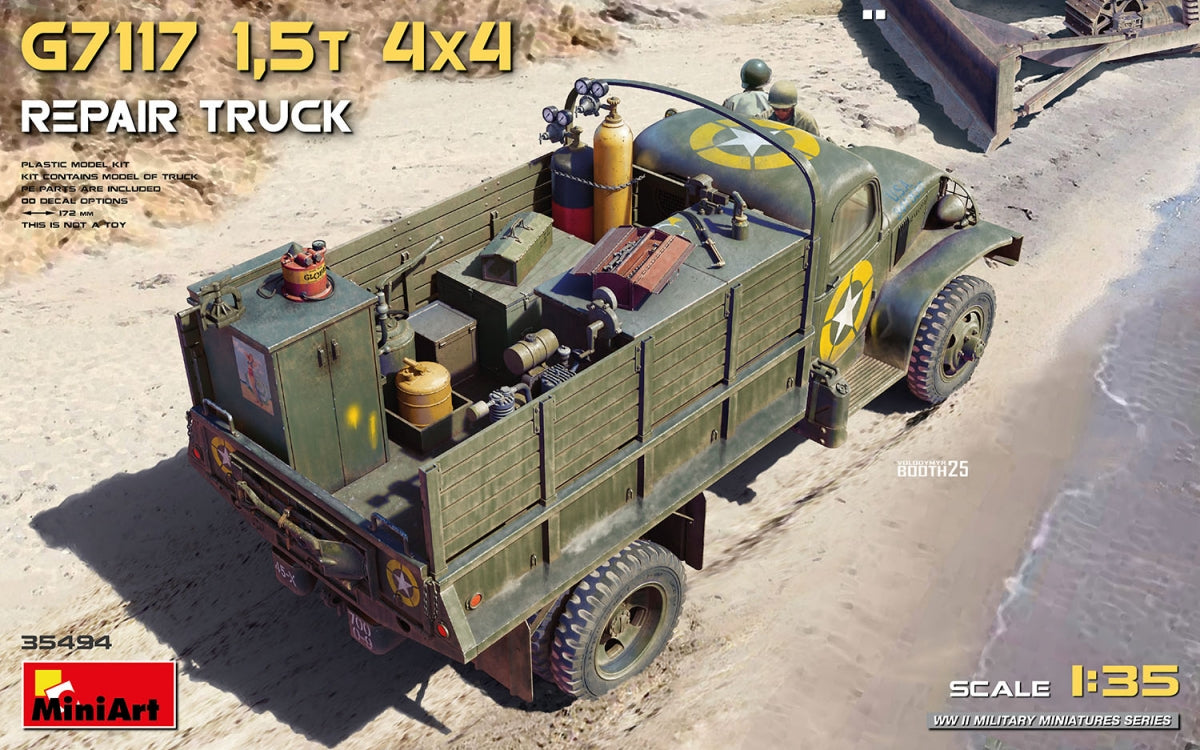MiniArt 35494 G7117 1,5T 4x4 Repair Truck 1/35