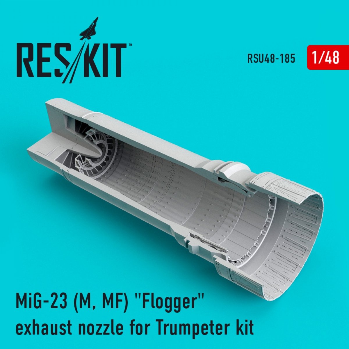 RESKIT RSU48-0185 MIG-23 (M, MF) &amp;quot;FLOGGER&amp;quot; EXHAUST NOZZLE FOR TRUMPETER KIT 1/48 – Bild 2