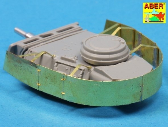 Aber 72A10 Osłony wieży do PzKpfw III / Turret skirts for PzKpfw III 1/72 – immagine 5