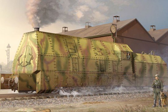 Trumpeter 00219 Locomotive blindée allemande Panzerlok BR57 (1/35) 