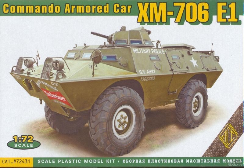 Ace 72431 V-100 (XM-706 E1) Commando car 1/72