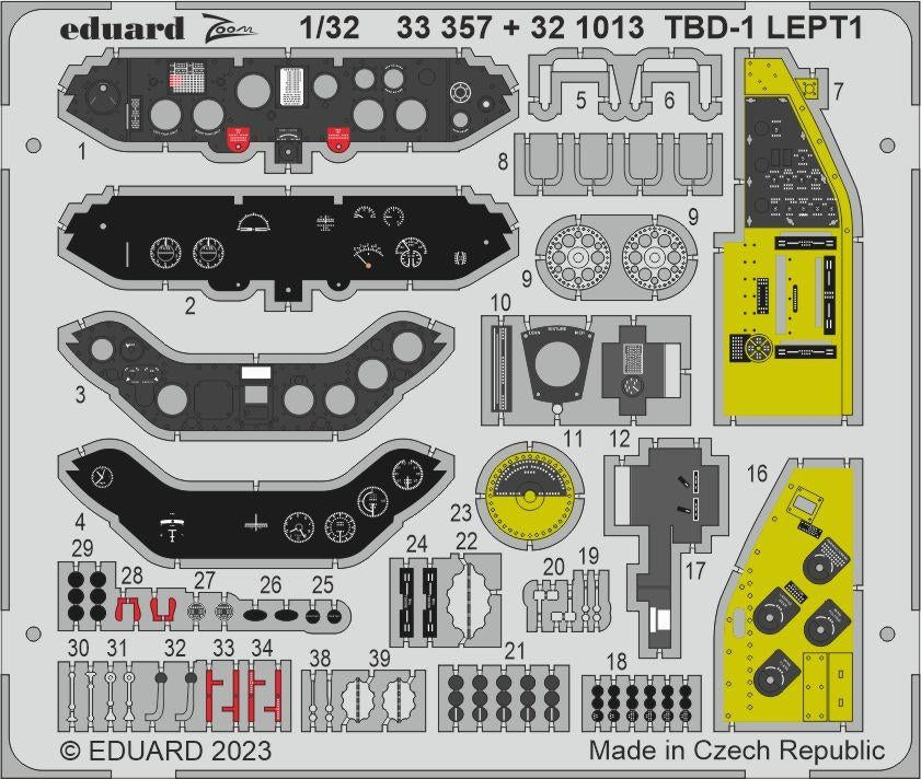 Eduard BIG33157 TBD-1 TRUMPETER 1/32 – immagine 4
