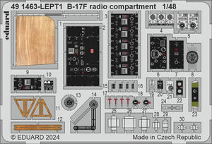 Eduard BIG49426 B-17F regular nose PART I EDUARD 1/48 – immagine 5
