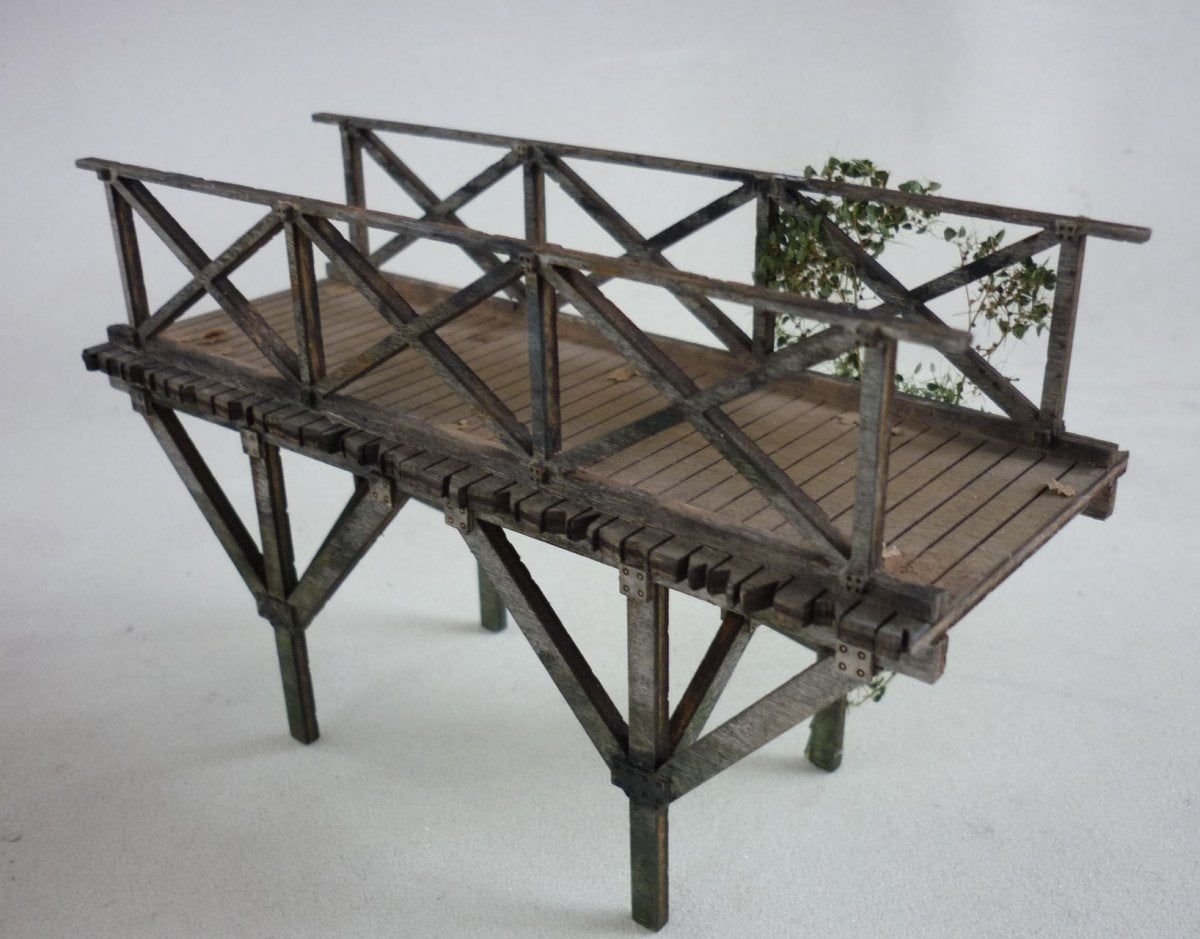 RT-Diorama 35518 Wooden bridge (small) 1/35 – immagine 5