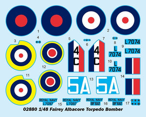 Trumpeter 02880 Fairey Albacore Torpedo Bomber 1/48 – immagine 5