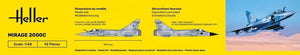 Heller 56426 Starter Kit - Mirage 2000C 1/48 – zdjęcie 5