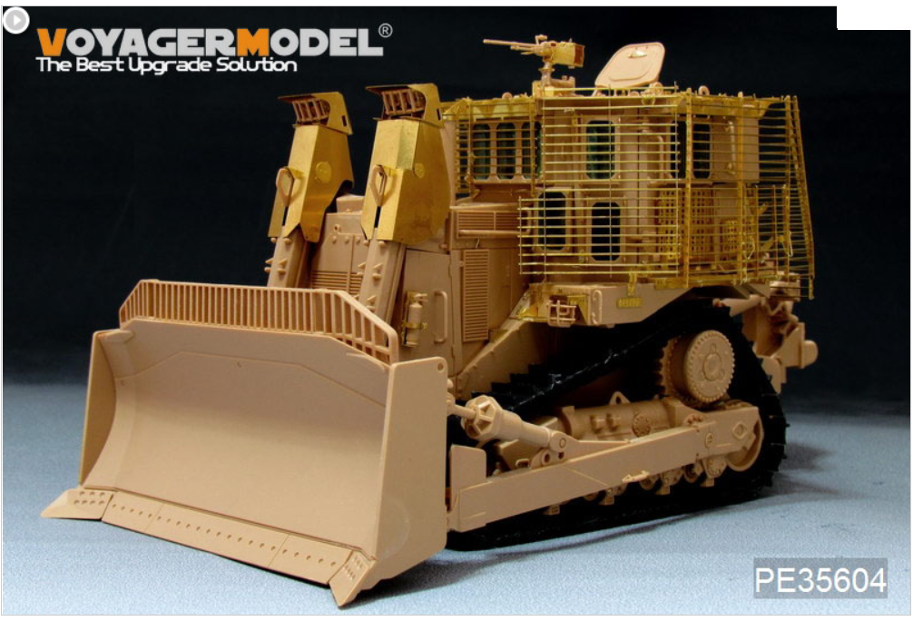 Voyager Model PE35604 Modern IDF D9R Armored BullDozer w/slat armour FOR MENG SS-002 1/35 – imagen 2