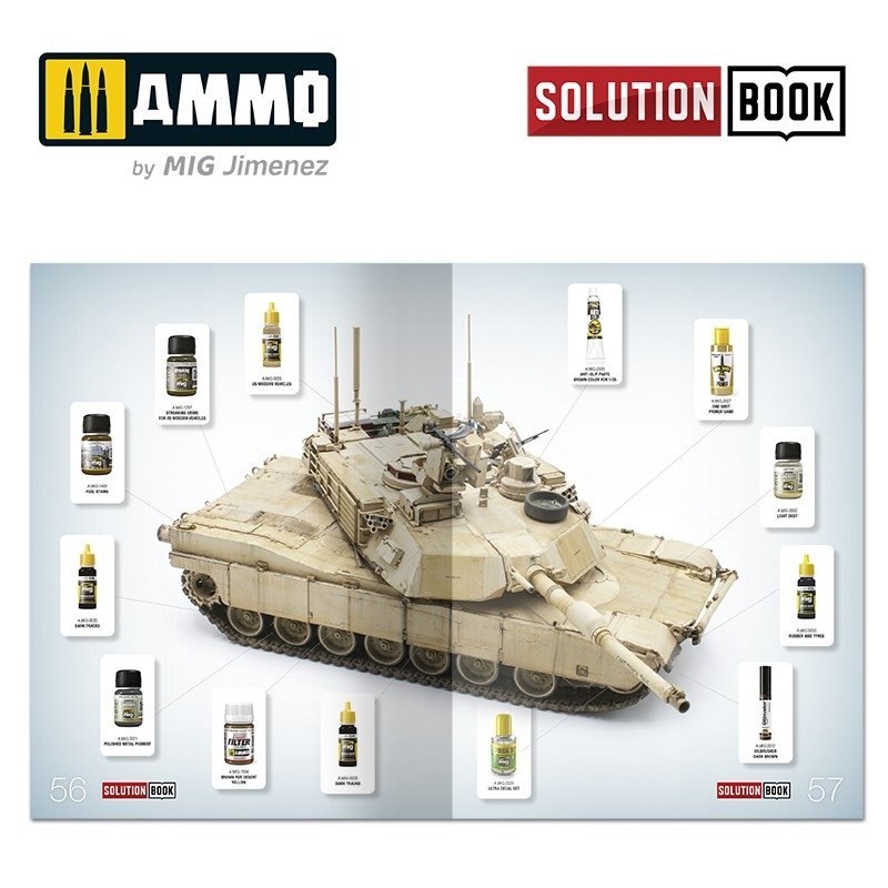 Ammo of Mig 6512 How to Paint Modern US Military Sand Scheme SOLUTION BOOK – immagine 4