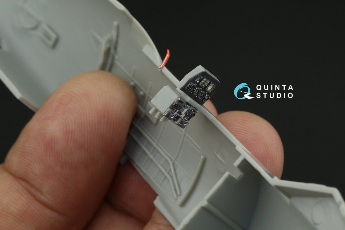 Quinta Studio QD48185 Me 262B-1a/U1 3D-Printed &amp;amp; coloured Interior on decal paper (for Dragon ) 1/48 – immagine 12