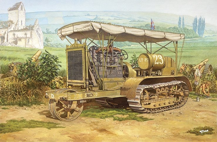 Roden 812 Holt 75 Artillery tractor 1/35