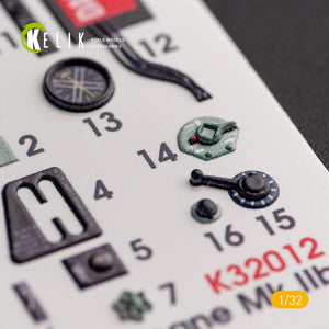 KELIK K32012 HAWKER HURRICANE MK.IIB - INTERIOR 3D DECAL FOR REVELL KIT 1/32 – immagine 6