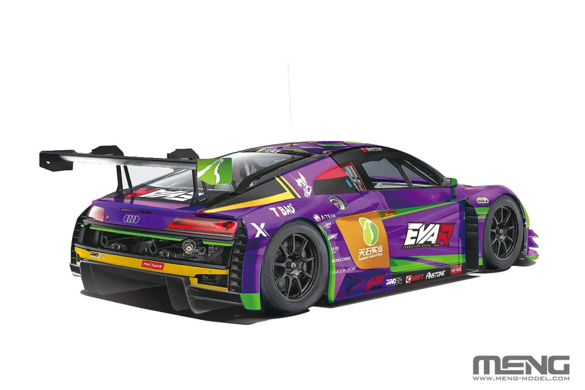 Meng Model CS-008 AUDI R8 LMS EVA RT TEST TYPE-01 TSRT R8 1/24 – imagen 2