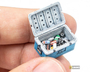 Liang 0414 3D-Print Model Mini Bar &amp;amp; Freezer 1/35 – zdjęcie 5