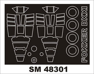 Montex SM48301 Fokker XXI (Wasp Engine) SPECJAL HOBBY