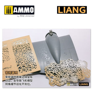 Liang 0006 Salt Weathering Effects Airbrush Stencils (Sparse) – immagine 6