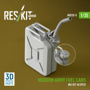 RESKIT AVU35-0005 Modern army fuel cans, big set (3D Printed) 1/35