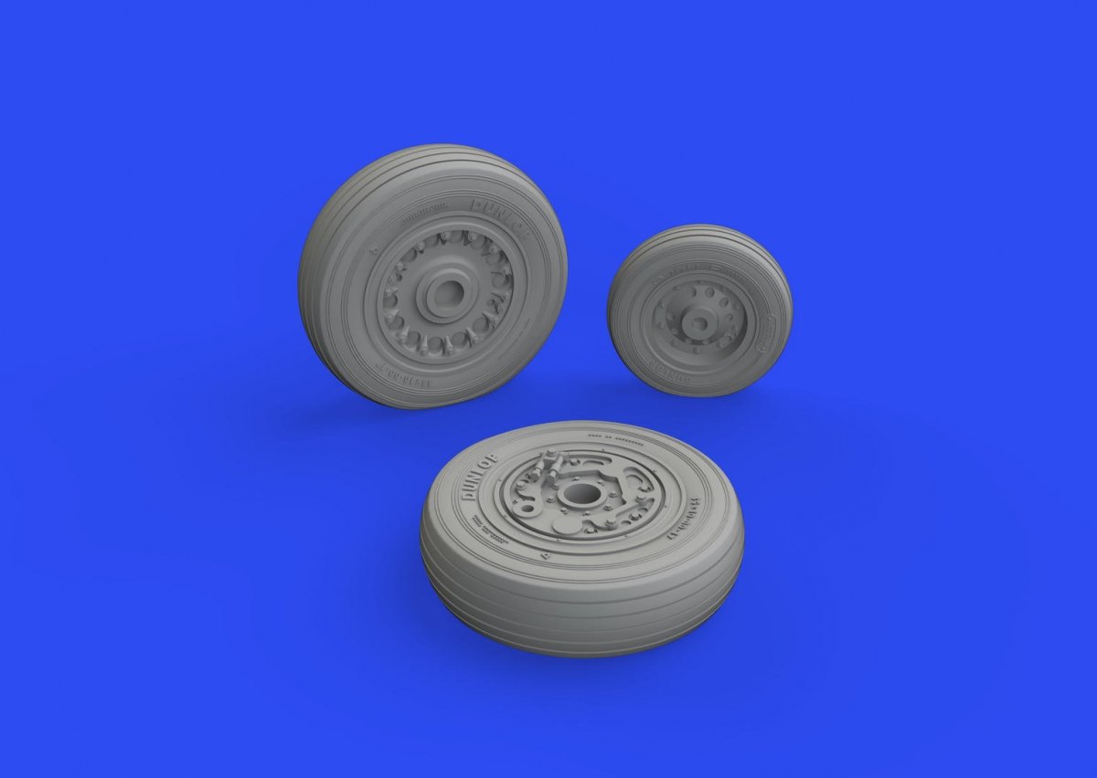 Eduard 648814 Buccaneer S.2C/ D wheels AIRFIX 1/48 – image 3